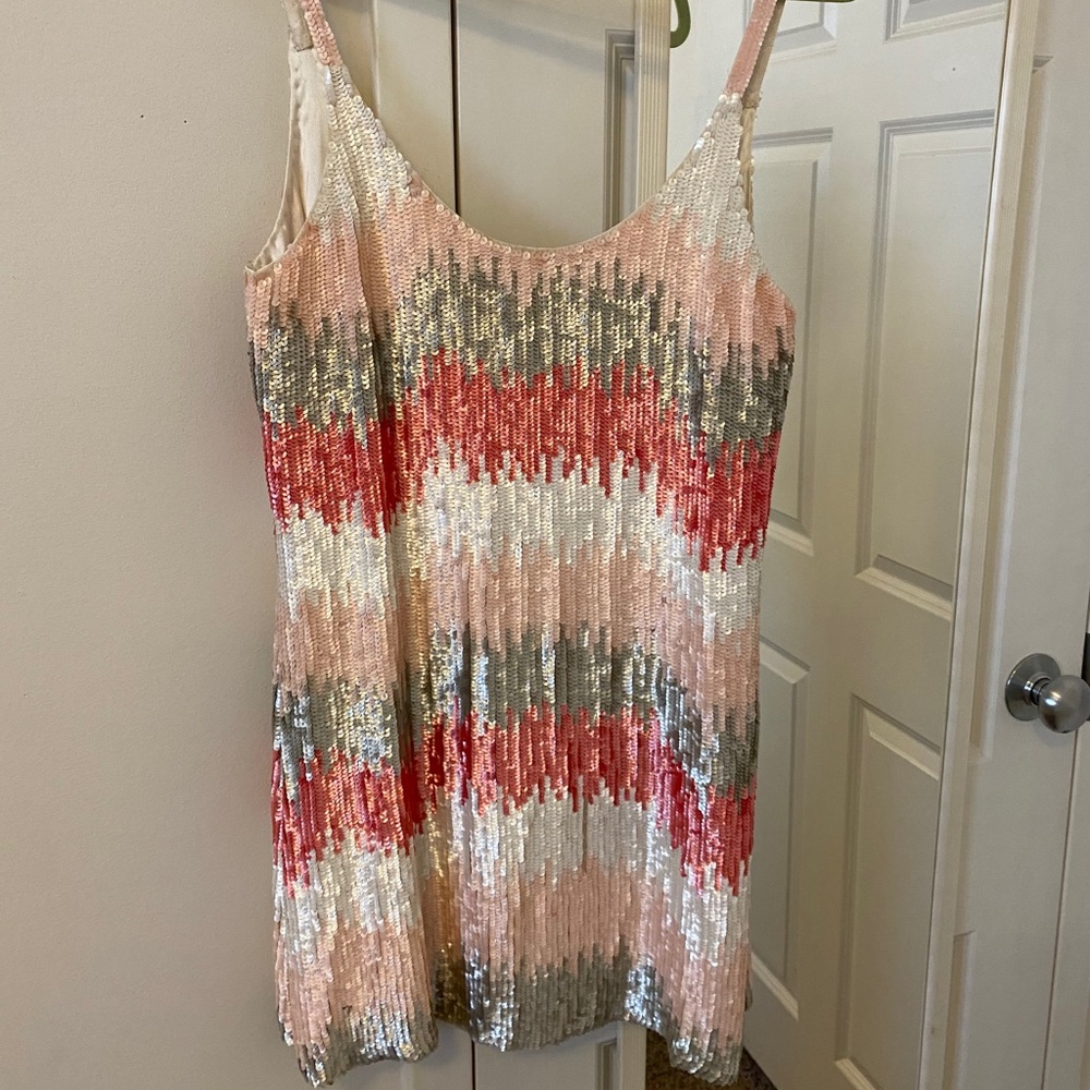 Sequin Parker Dress XS